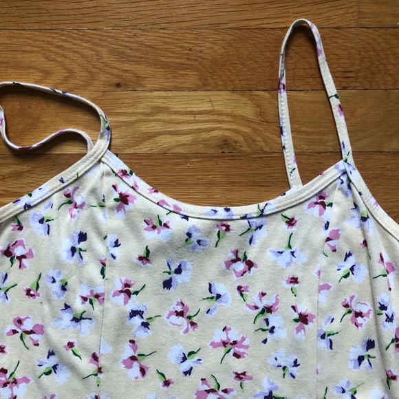 No Boundaries 90s yellow floral dress - Picture 2 of 2